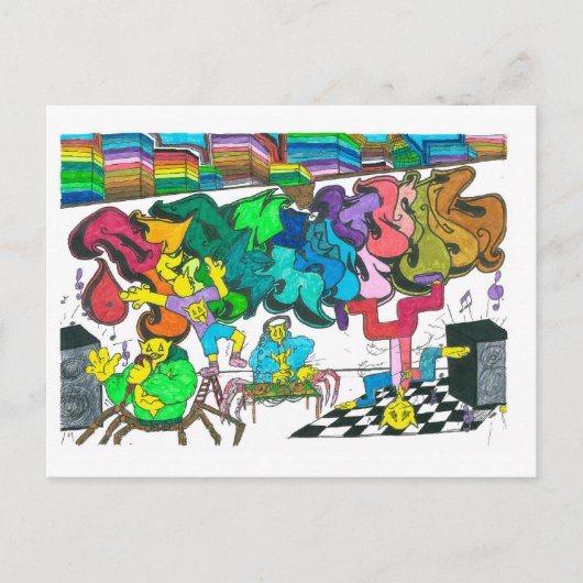 PercentumHipHop ポストカード (正面)