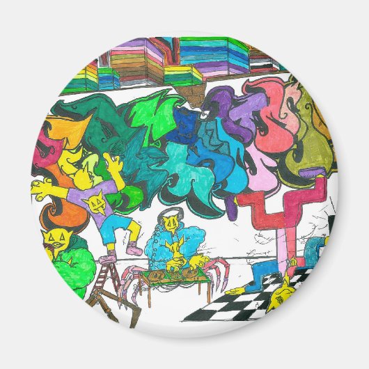 PercentumHipHop マグネット (正面)