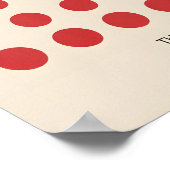 Perception Typography Poster Conceptual Art Print ポスター (角)