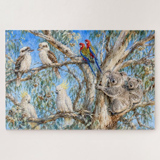 Perched Among the Eucalyptus No 2 ジグソーパズル (横)