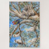 Perched Among the Eucalyptus No 2 ジグソーパズル (縦)