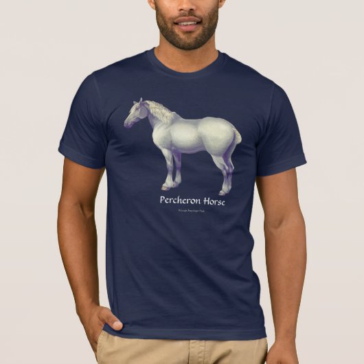 Percheronの馬 Tシャツ (正面)