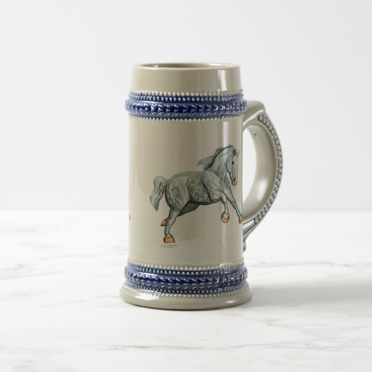 Percherons ビールジョッキ (正面右)