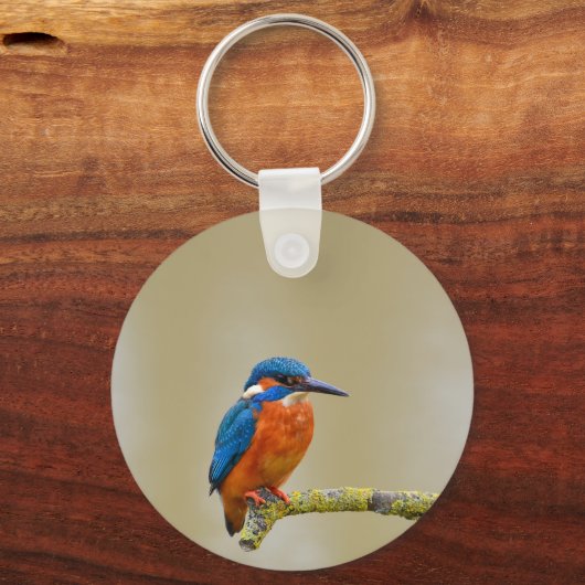 Perching Kingfisher キーホルダー (正面)