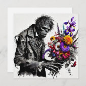 Percival Grimsley – ゴシックビクトリアングリーティングカード (正面/裏面)