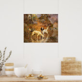 Percival Rosseauによる冷却ストリームのセッター ポスター (キッチン)