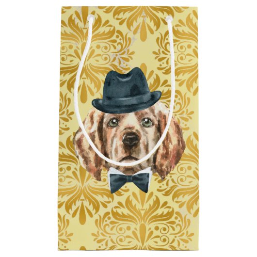 Percival the Lab抱き枕 スモールペーパーバッグ (正面)