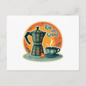 Percolating Memories: Vintage Coffee Moments Postc ポストカード (正面)