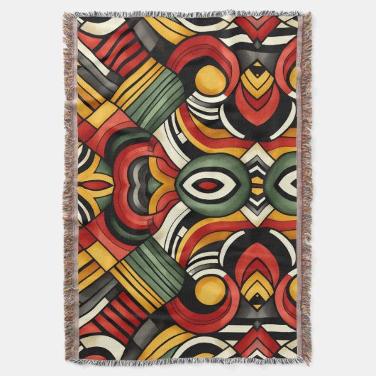 Percussion Rhythms スローブランケット (正面縦)