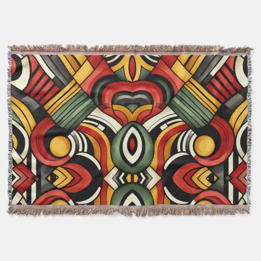 Percussion Rhythms スローブランケット (正面)