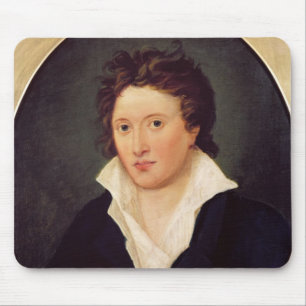 Percy Bysshe Shelley 1819年のポートレート マウスパッド