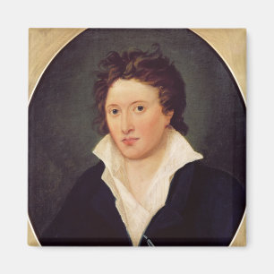 Percy Bysshe Shelley 1819年のポートレート マグネット