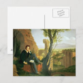 Percy Bysshe Shelley 1845年 ポストカード (正面/裏面)