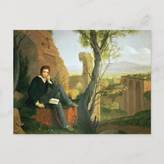 Percy Bysshe Shelley 1845年 ポストカード (正面)