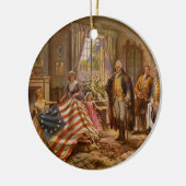 Percy Moran著古い栄光の誕生 セラミックオーナメント (左)