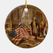 Percy Moran著古い栄光の誕生 セラミックオーナメント (裏面)