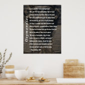 Percy ShelleyのOzyandiasの詩， 1819 ポスター (キッチン)