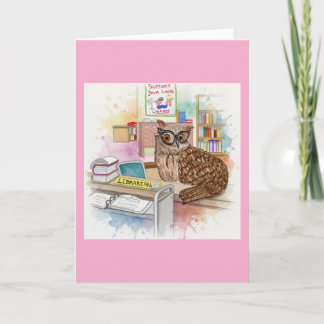 Percy The Owl 🦉 Librarian カード