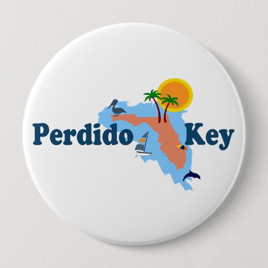 Perdidoのキー 缶バッジ (正面)