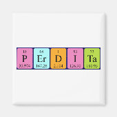 perdita周期表名磁石 マグネット (正面)