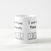 Perdita周期表名mug コーヒーマグカップ (中央)