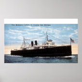 Pereマーケットカーフェリー21ミシガン湖を渡る ポスター (正面)