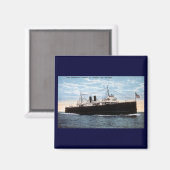 Pereマーケットカーフェリー21ミシガン湖を渡る マグネット (正面/裏面)