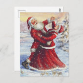 Père et mère Noël ポストカード (正面/裏面)