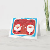 Père Noëlサンタクロースの献立表 シーズンカード (裏面)