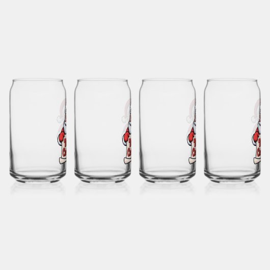 Père Noël Clin d'Œil 🎅 "Merry Christmas" ガラス缶 (右)