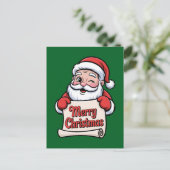 Père Noël Clin d'Œil 🎅 "Merry Christmas" ポストカード (スタンド正面)