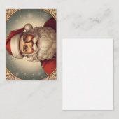 Père Noël rétro vintage ノートカード (正面/裏面)