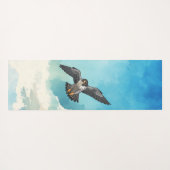 Peregrine falcon ヨガマット (裏面(横))
