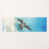 Peregrine falcon ヨガマット (正面(横))
