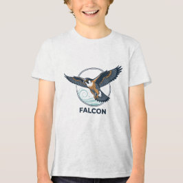 Peregrine falcon   Boys' T-Shirts トライブレンドＴシャツ