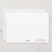 Peregrine Falcon Christmas Card by Debbie Quick シーズンカード (裏面)