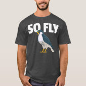 Peregrine Falcon Gift for a Birdwatcher Tシャツ (正面)