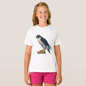 Peregrine falcon  Girls' T-Shirts Tシャツ (正面フル)