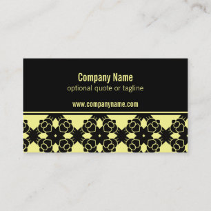 Perfectモダン Business Card、黄色 名刺