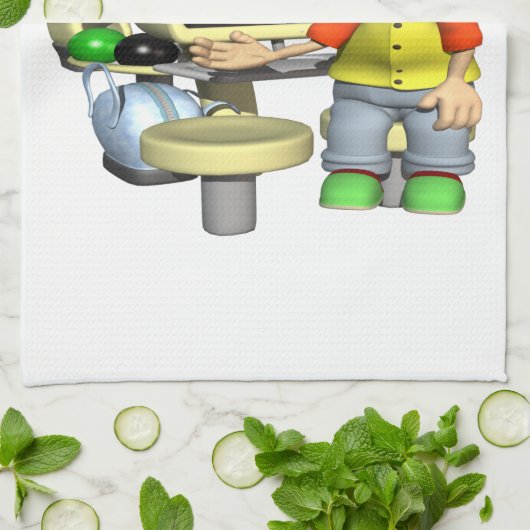 perfect氏 キッチンタオル (折り畳み)