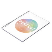 Perfect やる気を起こさせる As You Are Art Selfプライド ノートブック (左側)