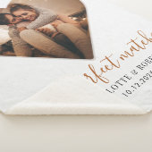 Perfect パーソナライズされた Match Coulsフォトスクリプト シェルパブランケット (3/4)