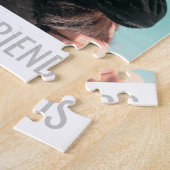 Perfect 最高の Pet Friends Cat写真パーソナライズされた ジグソーパズル (側面)