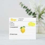 Perfect 2 Sided - Modern Refill Lemon Recipe Card (スタンド正面)