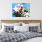 Perfect Apple Blossom WrappedCanvas (Gloss) キャンバスプリント (インサイチュ (寝室))
