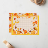 Perfect Autumn Note Card ノートカード (正面/裏面インサイチュ)