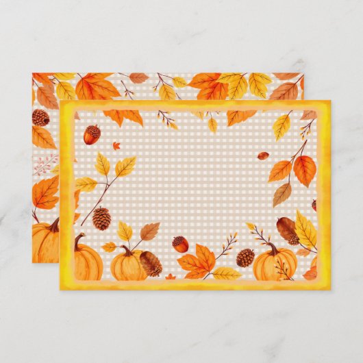 Perfect Autumn Note Card ノートカード (正面/裏面)