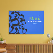 PERFECT BALANCEバーバルミツワーサインインボード キャンバスプリント (インサイチュ (リビング))