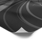 Perfect Black Teeth Smile Dentist Poster ポスター (角)