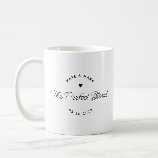 Perfect Blendの新しいギフト結婚をミニマルにする コーヒーマグカップ (左)